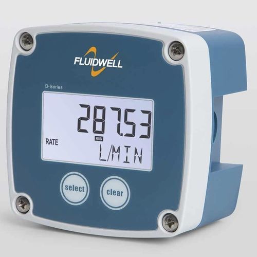Indicatore totalizzatore di cadenza - B-Basic - Fluidwell bv - di portata / display LCD / a 5 cifre