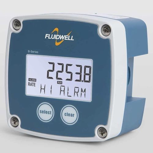 Indicatore totalizzatore di cadenza - B-Alert - Fluidwell bv - di portata / con display LED / da montare su pannello