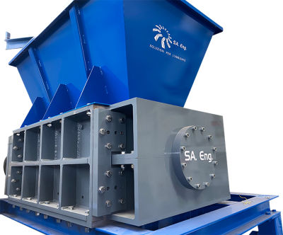 Trituratore primario - SACR1 2000 - SA Eng - monoalbero / per rifiuti / per coppia elevata