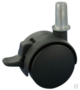 Ruota girevole - KRN DRK 0/2X35/13 - Rollentechnik vom Stein GmbH - a barra / doppia / in acciaio