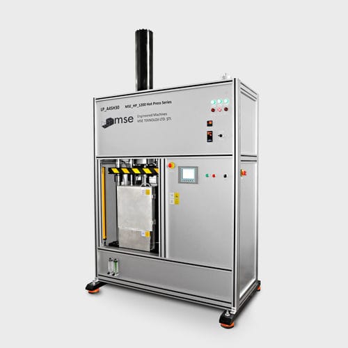 Pressa idraulica - LP_A4SH series - MSE TEKNOLOJİ LTD. ŞTİ. - elettronica / di formatura / per campioni di polimeri