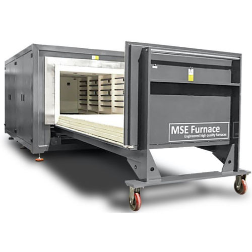 Forno a suola mobile - MD_800 - MSE TEKNOLOJİ LTD. ŞTİ. - per trattamento termico / elettrico a resistenza / in atmosfera controllata