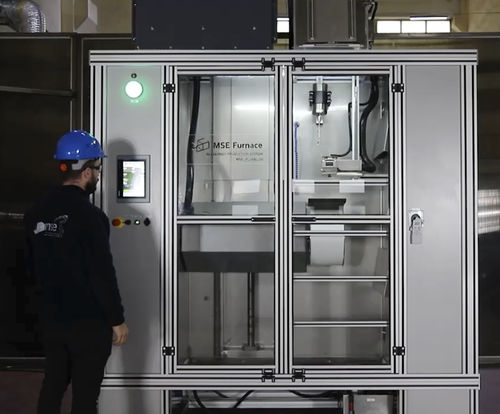 Forno per la produzione di fibre di vetro - MSE TEKNOLOJİ LTD. ŞTİ. - ad armadio / di fusione / ad induzione