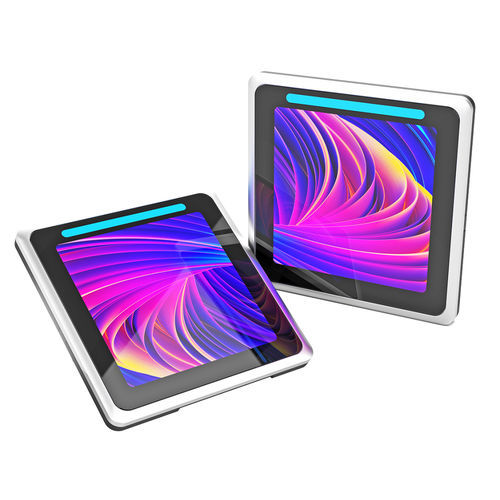 Display informativo LCD - TD-0360 BookBuddy - Qbic Technology - con touch screen multitouch / 480 x 480 / per informazioni