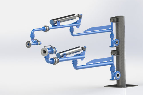 Braccio di carico e scarico dall'alto - LA300/400 series - Zipfluid srl - inferiore / per trasferimento di fluidi