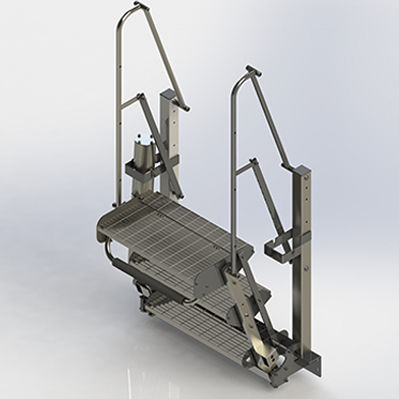 Scala dritta - Zipfluid srl - metallica / per cisterna