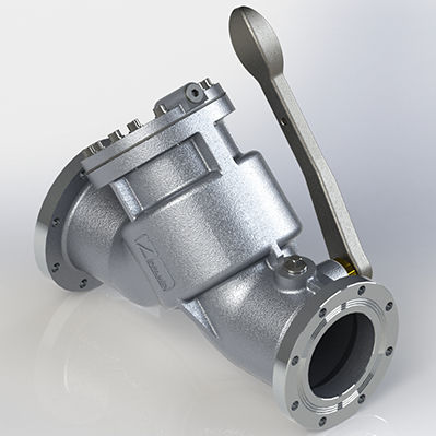 Valvola a leva - VA200  - Zipfluid srl - di arresto / per idrocarburi / con flangia