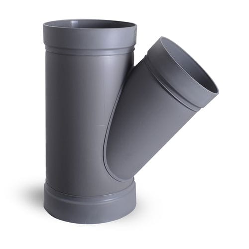 Raccordo idraulico - PVC-TPVF-45 - ALNOR Ventilation Systems - a bicchiere / gomito a 45° / a Y
