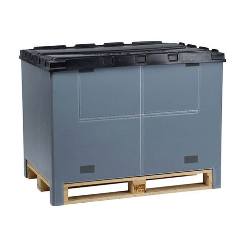 Cassa-pallet in polipropilene - Pallet TOP Box™ - Con-Pearl GmbH - di stoccaggio / da trasporto / pieghevole