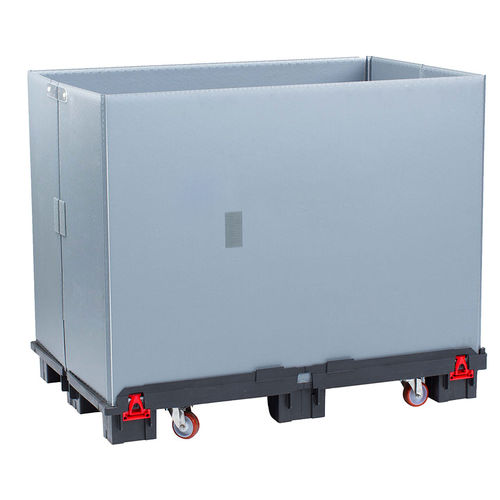 Cassa-pallet in plastica - Light ROLL - Con-Pearl GmbH - da trasporto / per prodotti sfusi / 4 ruote