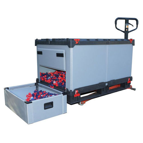 Cassa-pallet in PP - Light FLOW - Con-Pearl GmbH - di stoccaggio / da trasporto / per prodotti sfusi