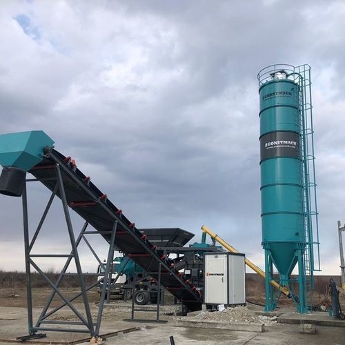 Silo a fondo conico - CS-50 - CONSTMACH Concrete Plants & Crushers - saldato / bullonato / per cemento