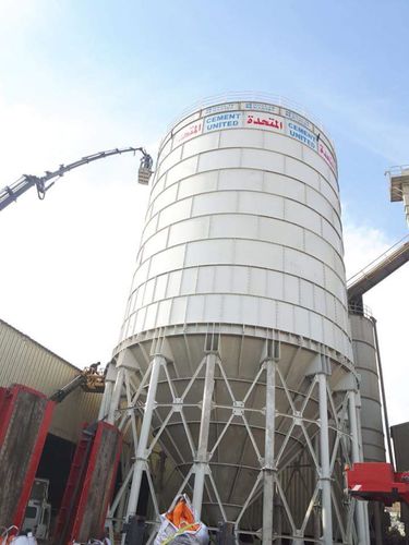 Silo a fondo conico - CS-3000 - CONSTMACH Concrete Plants & Crushers - bullonato / per cemento / per calcestruzzo
