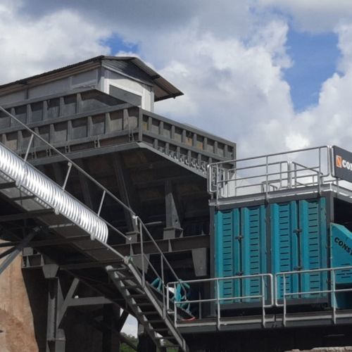 Alimentatore a vibrazione - CPG  series - CONSTMACH Concrete Plants & Crushers - a nastro / per sabbia / automatico