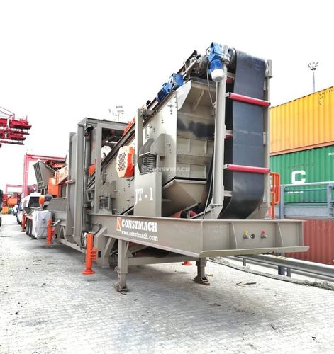 Gruppo di frantumazione e setacciatura a ganascia - JT-1 - CONSTMACH Concrete Plants & Crushers - mobile / primario / ad alta capacità