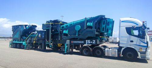 Gruppo di frantumazione e setacciatura a percussione - JS-3 - CONSTMACH Concrete Plants & Crushers - mobile / primario / ad alta capacità