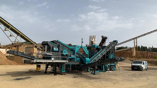 Frantoio a percussione ad asse verticale - V-70 - CONSTMACH Concrete Plants & Crushers - mobile / per la produzione di sabbia / primario