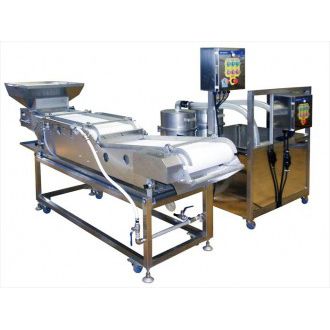 Trasportatore a nastro - NSK-800 - Nikko Co., Ltd. - inclinato / di svuotamento / sottovuoto