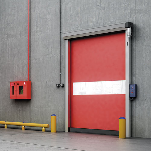 Porta ad avvolgimento - PANELCHOK - in alluminio anodizzato / automatica