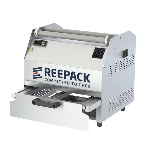 Termosigillatrice di vaschette lineare - REESEAL 32 series - Reepack S.r.l. Soc. Unip. - automatica / per l'industria agroalimentare