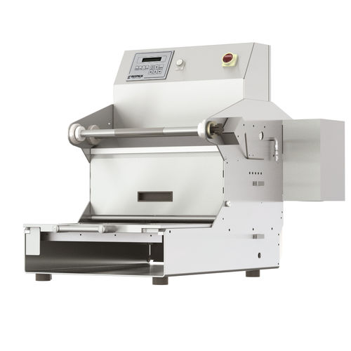 Termosigillatrice di vaschette lineare - REETRAY 25 SXT - Reepack S.r.l. Soc. Unip. - semiautomatica / per l'industria agroalimentare / per il settore medico