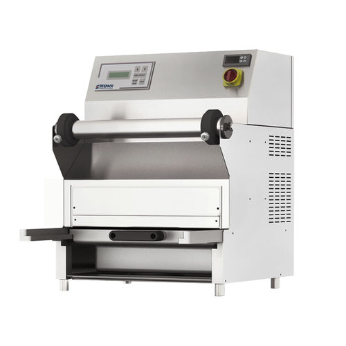 Termosigillatrice di vaschette lineare - REETRAY 20 VG series - Reepack S.r.l. Soc. Unip. - semiautomatica / per confezionamento in atmosfera modificata