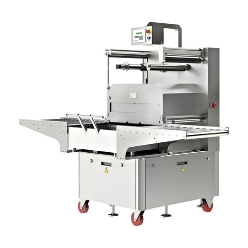 Termosigillatrice di vaschette lineare - REETRAY 200 JUMBO - Reepack S.r.l. Soc. Unip. - semiautomatica / per l'industria agroalimentare / per confezionamento in atmosfera modificata
