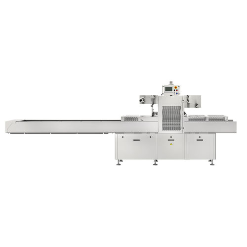 Termosigillatrice di vaschette lineare - REEMATIC 150 - Reepack S.r.l. Soc. Unip. - automatica / per l'industria agroalimentare / sottovuoto