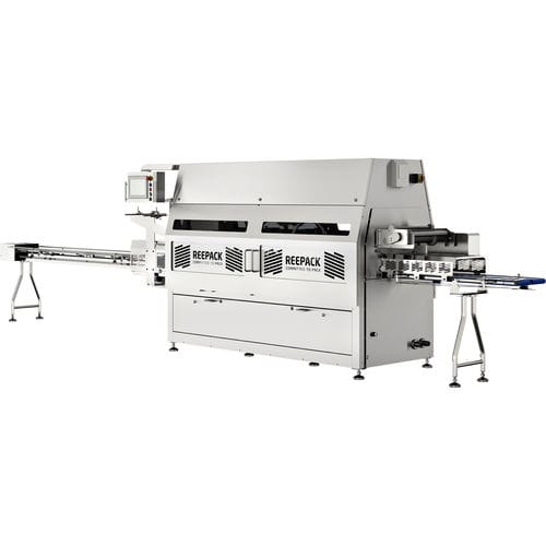 Termosigillatrice di vaschette lineare - REEMASTER 600 - Reepack S.r.l. Soc. Unip. - automatica / per l'industria agroalimentare / sottovuoto
