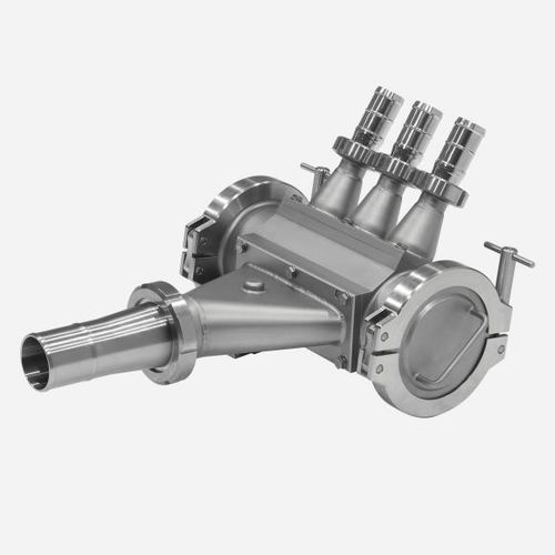 Ripartitore di flusso multicanale - REX-Technologie GmbH & Co. KG - in acciaio inossidabile