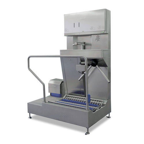 Corridoio igienizzante con lavasuole - SANIECO WD PLUS - Roser Construcciones Metalicas S.A. - con lavamani / con disinfezione