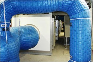 Condotto d'aerazione flessibile - AERTEX® - Sinteco Impianti Srl - in tessuto / per riscaldamento