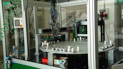 Macchina di assemblaggio automatica - FIAM - di valvole / a tavola rotante
