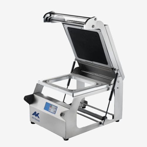 Termosigillatrice di vaschette lineare - TS-170 CUT - TALLERES RAMON, S.L. - manuale / sottovuoto / per l'industria agroalimentare