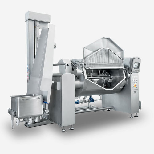 Cuocitore industriale sbollentatore - KIPPKO 400 - Berief Nahrungsmittelmaschinen GmbH & Co. KG - reclinabile / a vapore / con agitatore