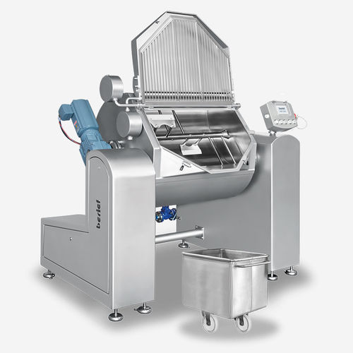 Cuocitore industriale sbollentatore - KIPPKO 400 JUNIOR - Berief Nahrungsmittelmaschinen GmbH & Co. KG - reclinabile / a vapore / con agitatore