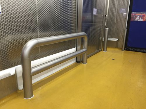 Barriera di protezione - h_B series  - B-Hygienic BVBA - fissa / in metallo / antiurto