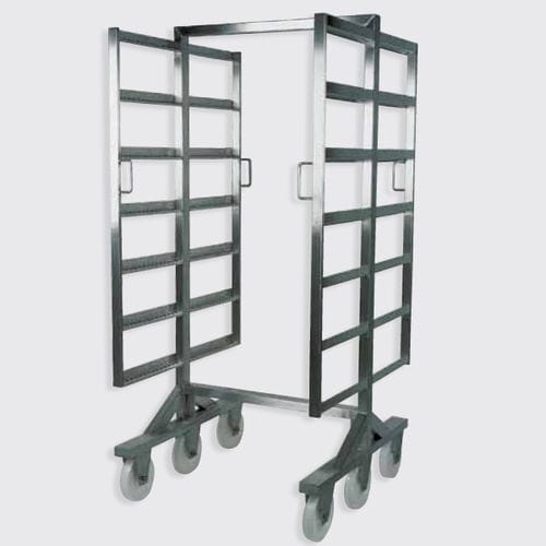 Carrello da trasporto - 100, 110 series - Eberhardt GmbH - in acciaio inossidabile / con rotelle / per affumicatoio