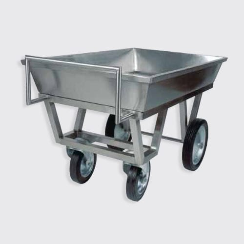 Carrello da trasporto - 100.50 series - Eberhardt GmbH - in acciaio inossidabile / con rotelle / per l'industria agroalimentare