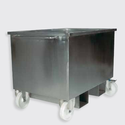 Carrello da trasporto - 100.69 series - Eberhardt GmbH - in acciaio inossidabile / con rotelle / per l'industria agroalimentare