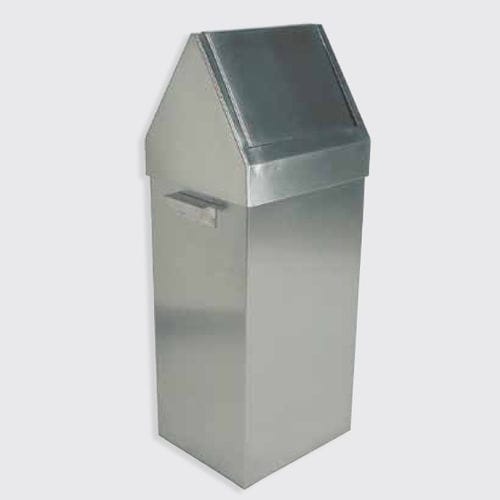 Contenitore per rifiuti in acciaio inossidabile - 100.700 series - Eberhardt GmbH - per scarti industriali / per rifiuti organici / con coperchio