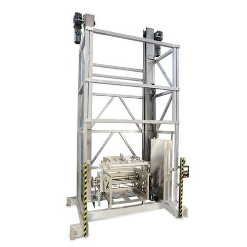 Ribaltatore per container - AF 500 - Ferraroni AFP S.r.l. - elevabile / a piattaforma / a colonne