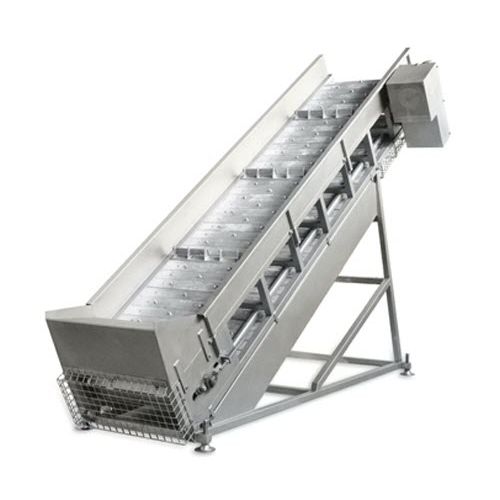 Trasportatore a nastro - Ferraroni AFP S.r.l. - elevabile / per carne / per l'industria agroalimentare