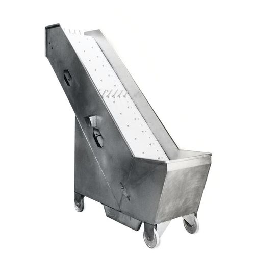 Trasportatore a nastro - Ferraroni AFP S.r.l. - inclinato / mobile / per carne