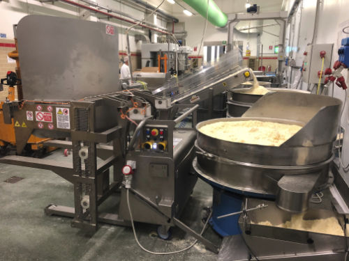 Ribaltatore elettrico - EF300/2  - Ferraroni AFP S.r.l. - idraulico / compatto / per l'industria agroalimentare