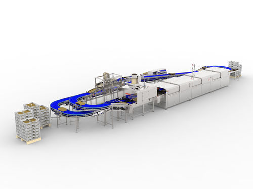 Linea di rivestimento per formaggio - FIBOSA - automatica / di superficie / per l'industria alimentare
