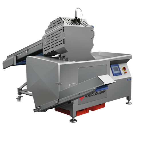 Cubettatrice per formaggi - cheese line 200 - FOODLOGISTIK Fleischereimaschinen GmbH - in acciaio inossidabile / automatica