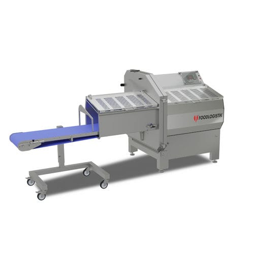 Affettatrice per carne di maiale - capacity 25+ - FOODLOGISTIK Fleischereimaschinen GmbH - per salsicce / per pesce / automatica