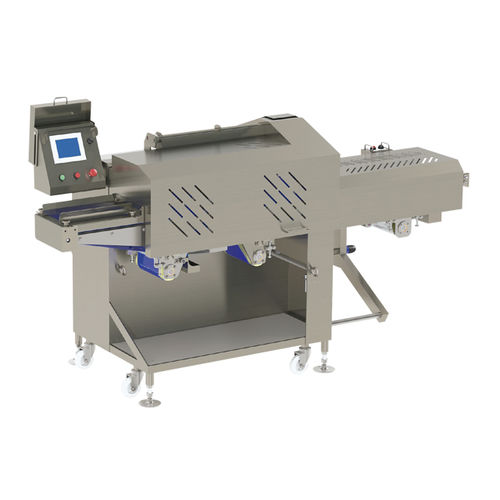 Cubettatrice per carne - WHS-CD160 - Watanabe Foodmach Co., Ltd. - in acciaio inossidabile / automatica / con trasportatore
