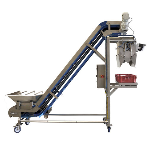 Trasportatore a nastro - Foodmate BV - inclinato / da trasporto / di pesatura